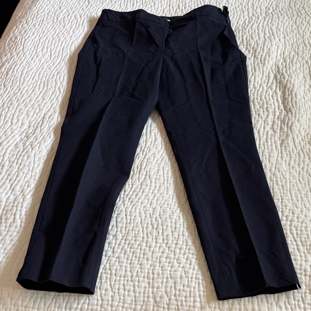 Talbots Navy Chatham Ankle Pant